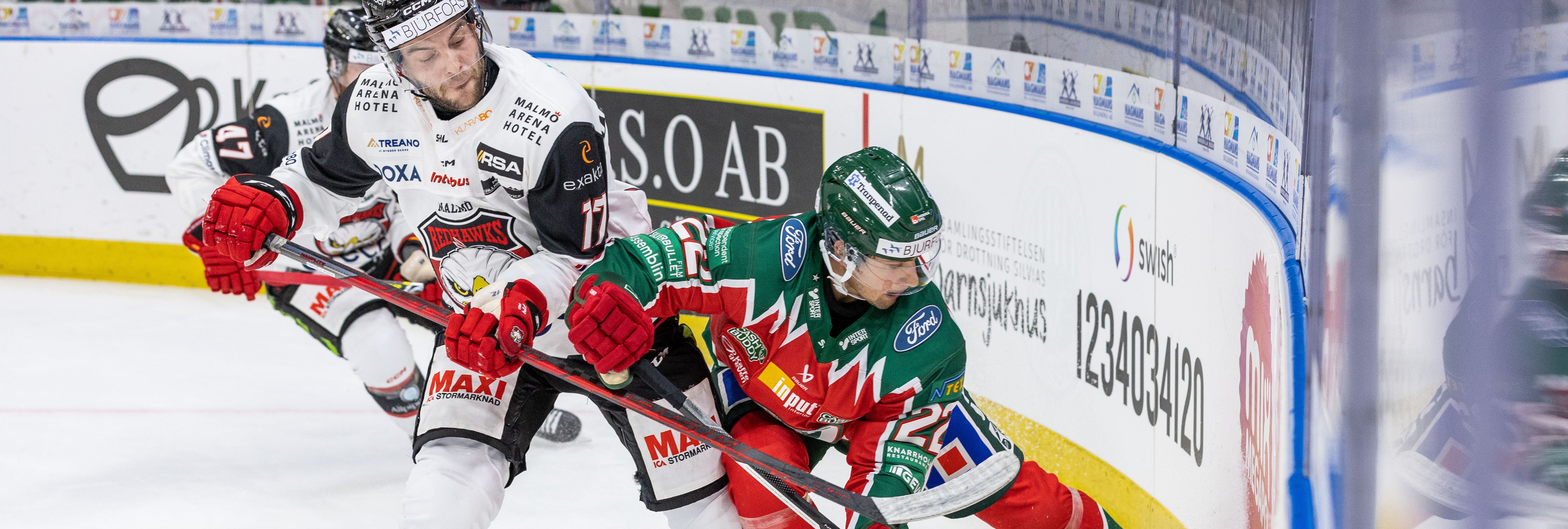 Ishockeymatch mellan Frölunda och Malmö i SHL
