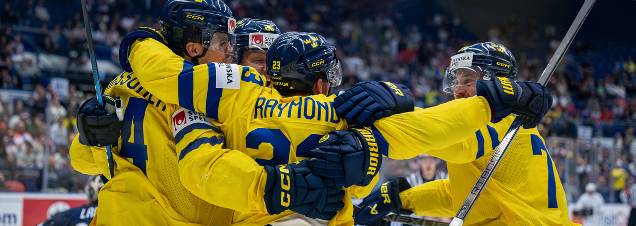 Bild som illustrerar match med Tre Kronor i VM