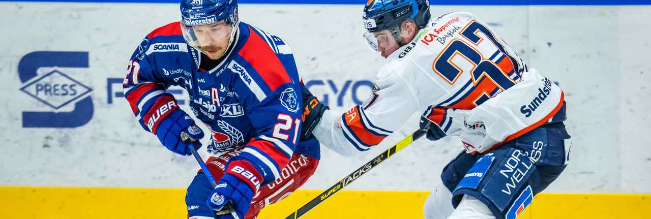 Ishockeymatch mellan Oskarshamn och Växjö i SHL