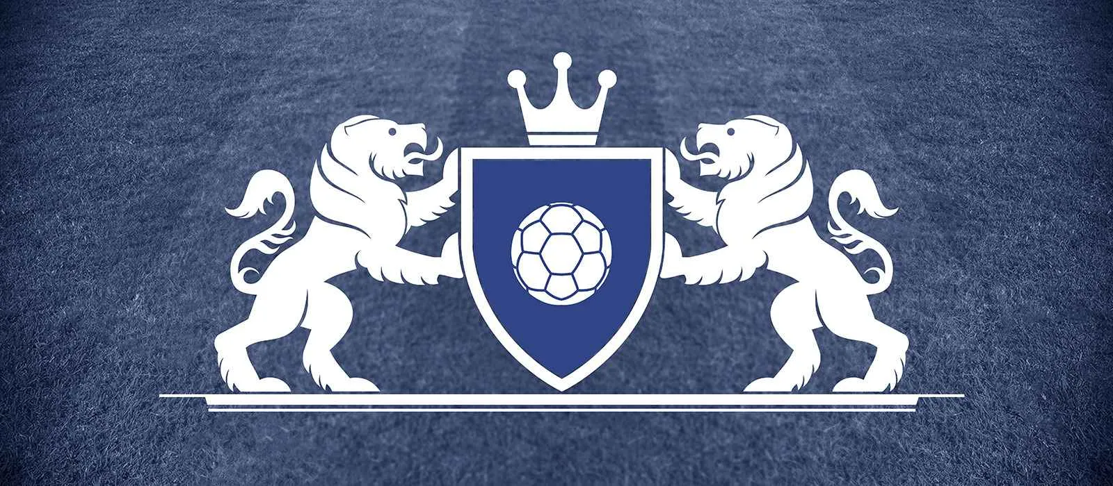 Logga med färger som representerar Premier League-fotbollslaget Everton