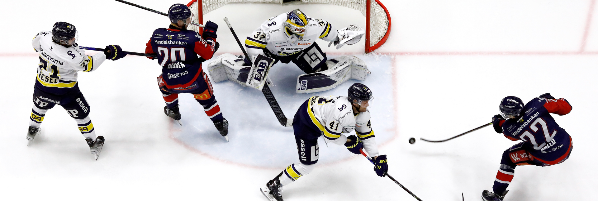 Ishockeymatch mellan HV71 och Linköping i SHL