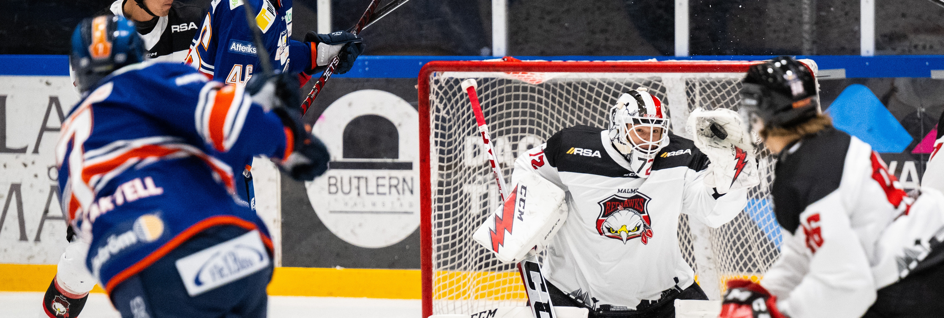 Ishockeymatch mellan Malmö och Växjö i SHL