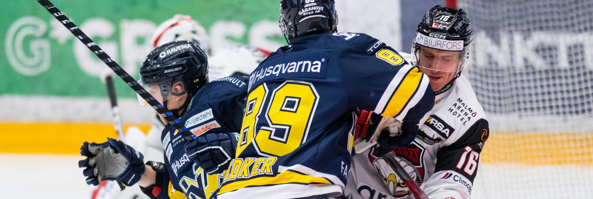 Ishockeymatch mellan HV71 och Malmö i SHL