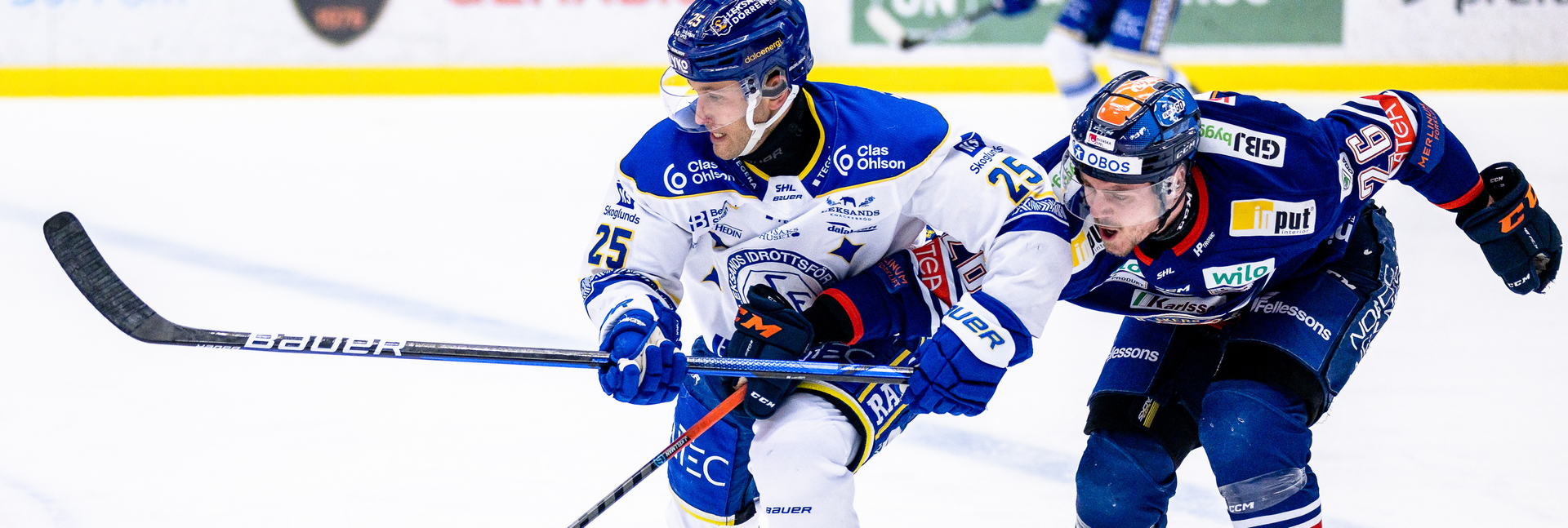 Ishockeymatch mellan Leksand och Växjö i SHL