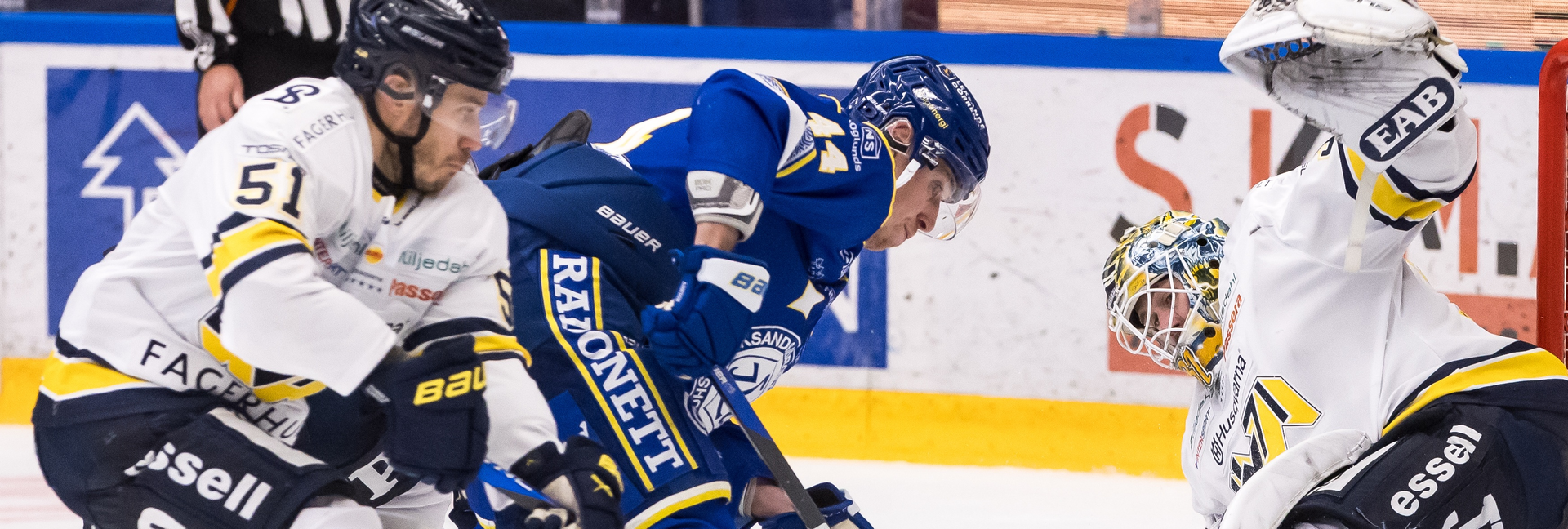 Ishockeymatch mellan HV71 och Leksand i SHL