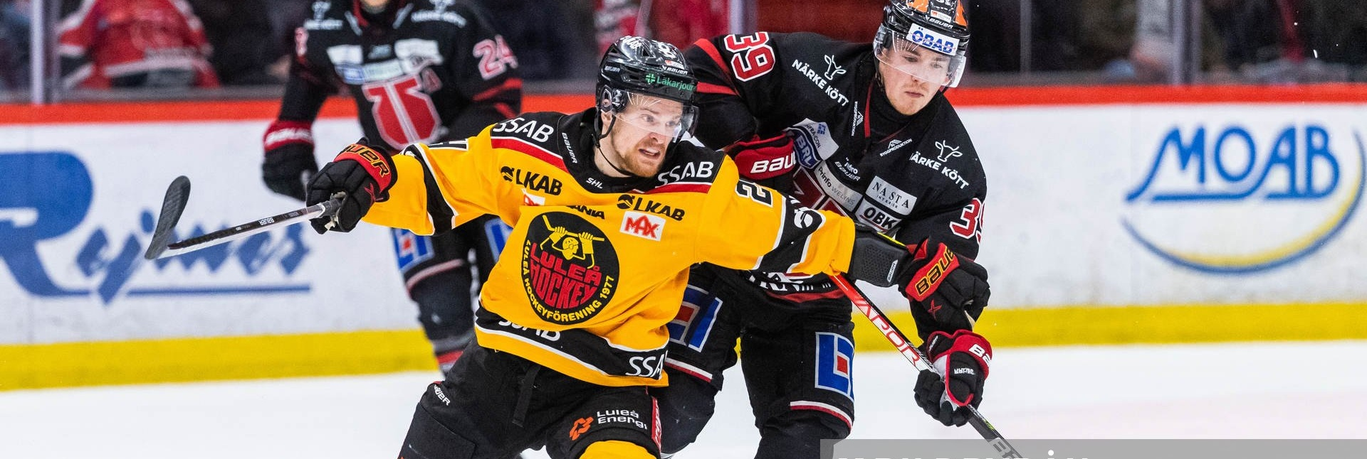 Ishockeymatch mellan Luleå och Örebro i SHL