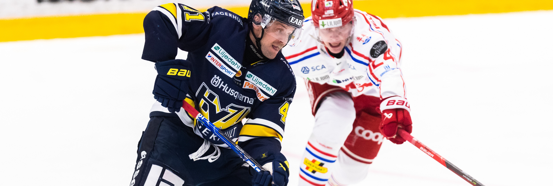 Ishockeymatch mellan HV71 och Timrå i SHL