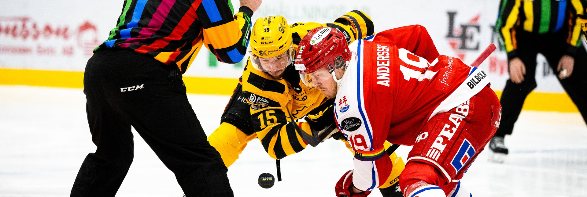 Ishockeymatch mellan Skellefteå och Timrå i SHL