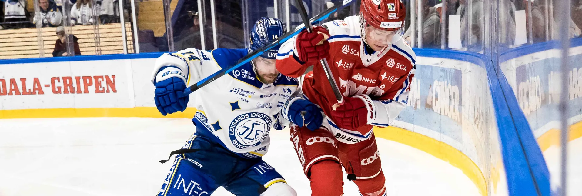 Ishockeymatch mellan Leksand och Timrå i SHL