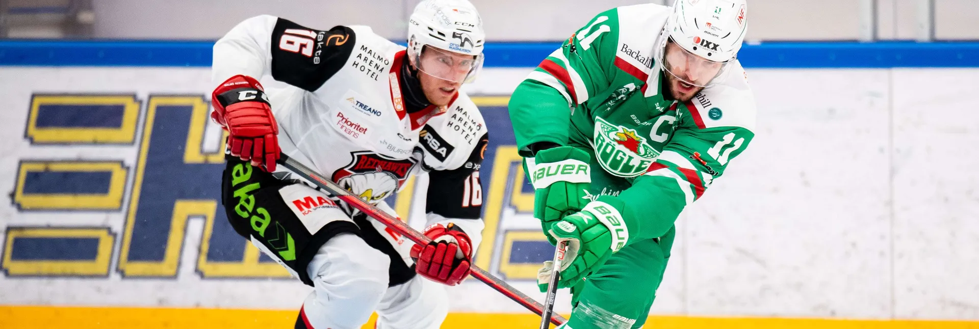 Ishockeymatch mellan Malmö och Rögle i SHL