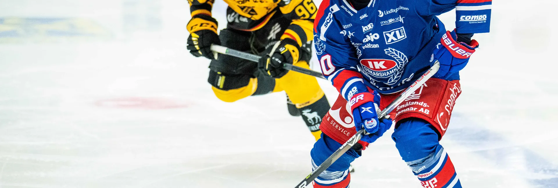 Ishockeymatch mellan Oskarshamn och Skellefteå i SHL