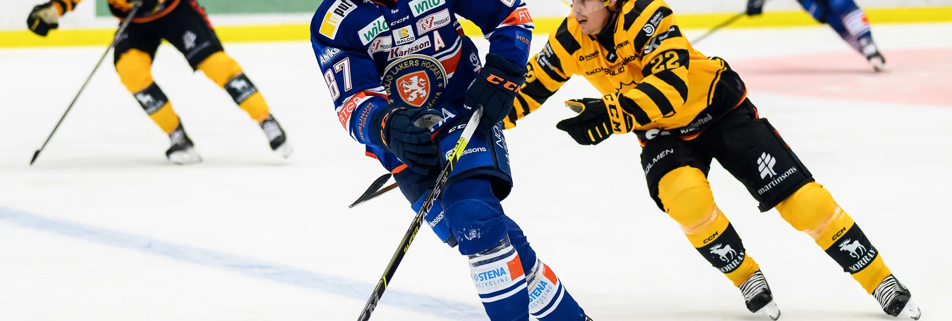 Ishockeymatch mellan Skellefteå och Växjö i SHL