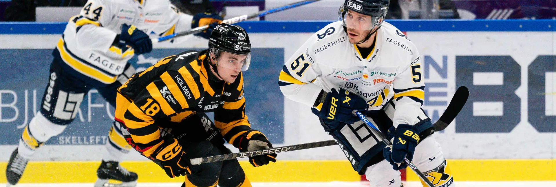 Ishockeymatch mellan HV71 och Skellefteå i SHL