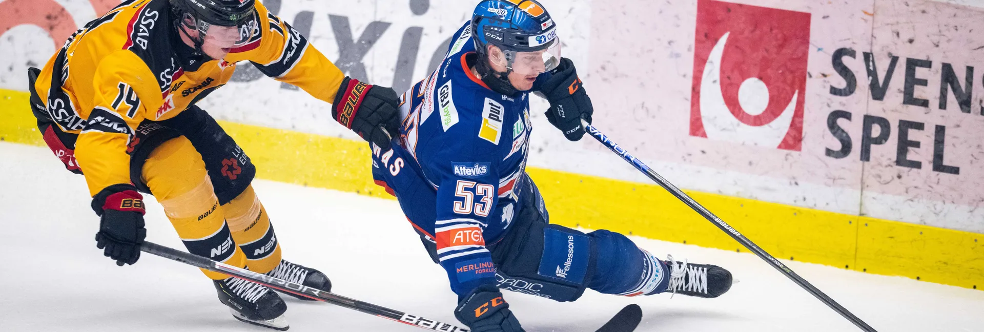 Ishockeymatch mellan Luleå och Växjö i SHL