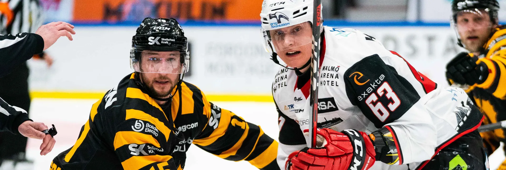 Ishockeymatch mellan Malmö och Skellefteå