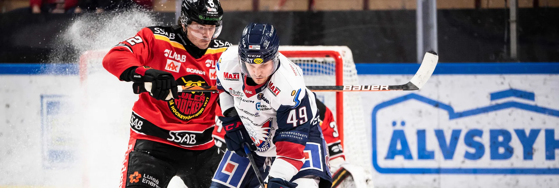 Ishockeymatch mellan Linköping och Luleå i SHL