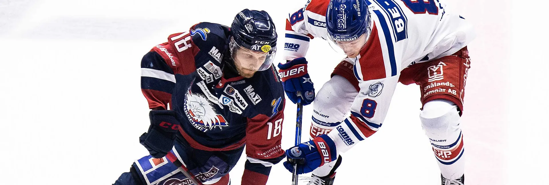 Ishockeymatch mellan Linköping och Oskarshamn i SHL