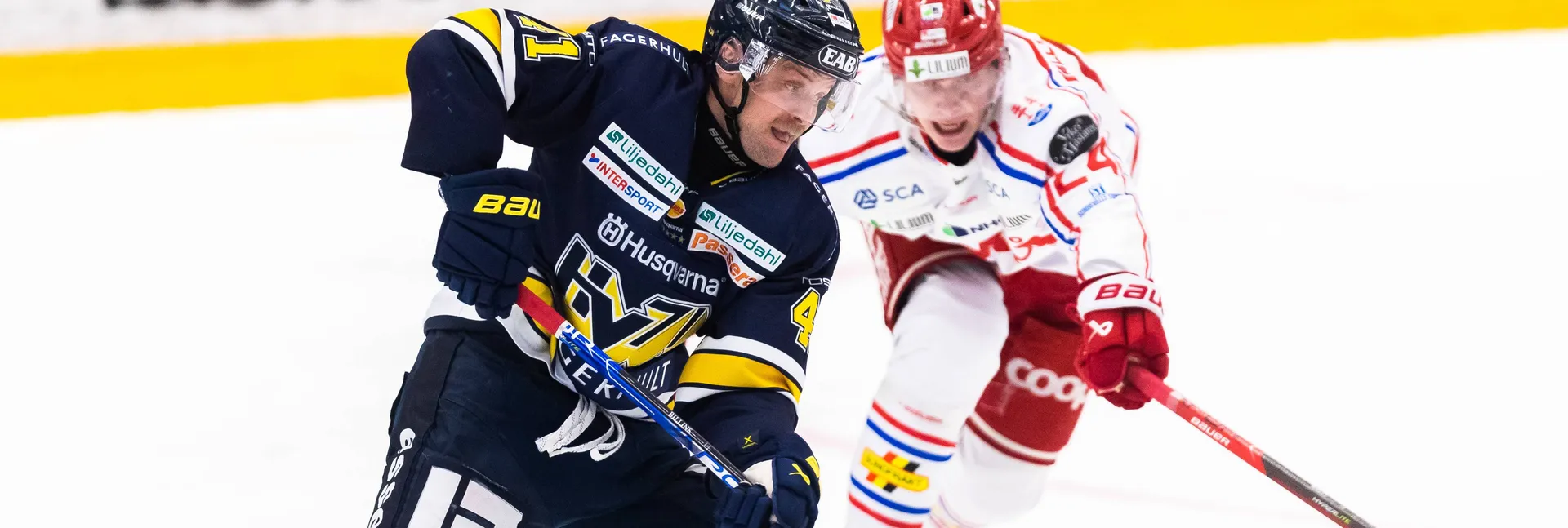 Ishockeymatch mellan HV71 och Timrå i SHL