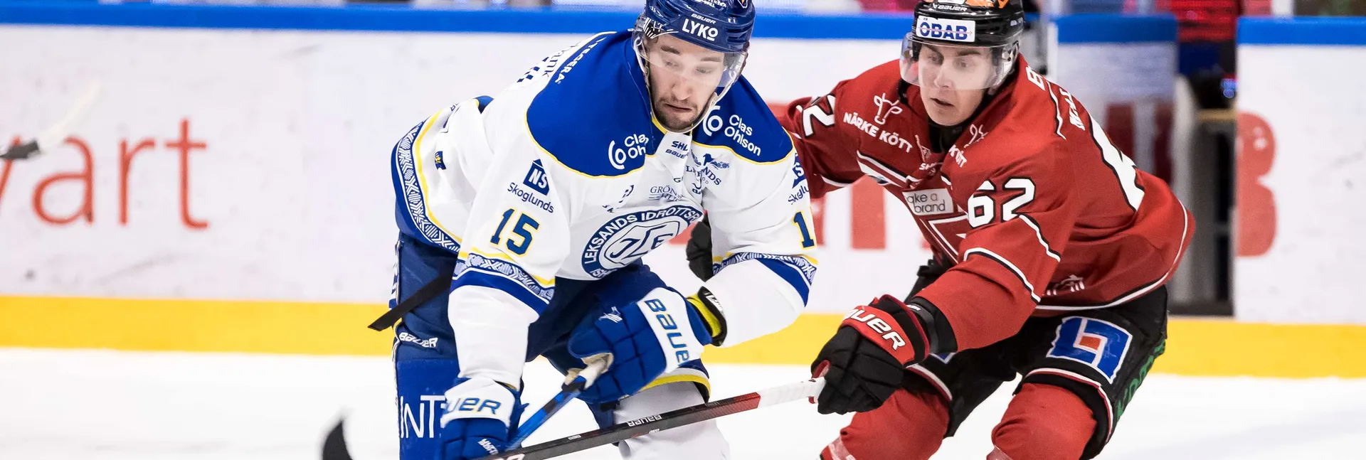 Ishockeymatch mellan Leksand och Örebro i SHL