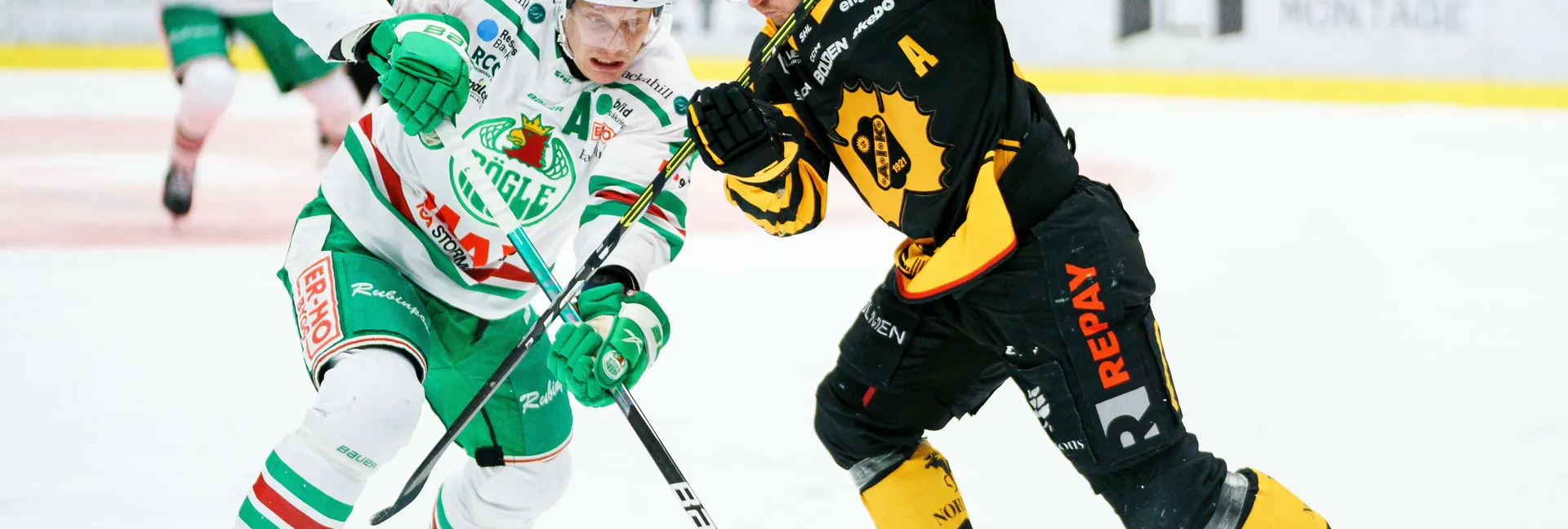 Ishockeymatch mellan Rögle och Skellefteå i SHL