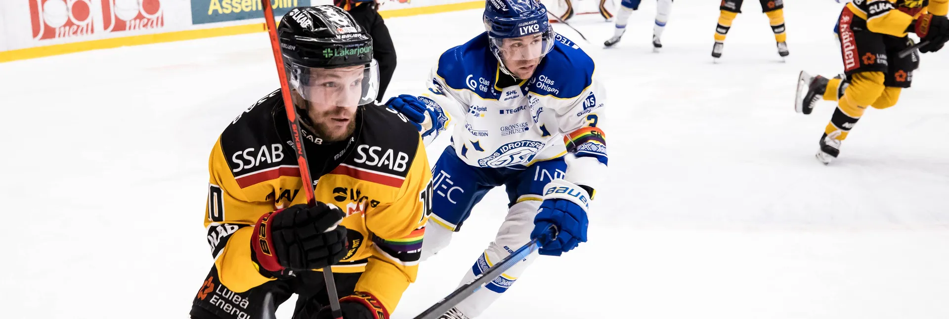 Ishockeymatch mellan  Leksand och Luleå i SHL