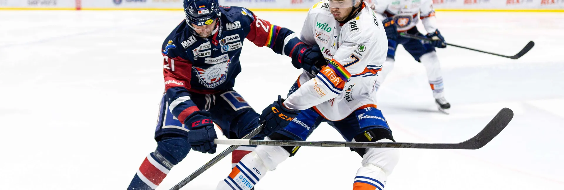 Ishockeymatch mellan Linköping och Växjö i SHL