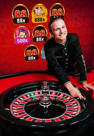 Spela 88 Fortunes Live Roulette