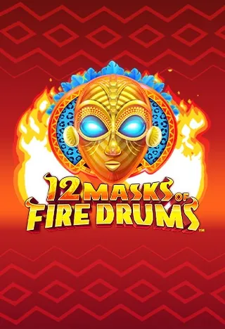 Spela 12 Masks of Fire Drums