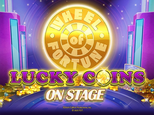 Spela Wheel of Fortune Lucky Coins on stage