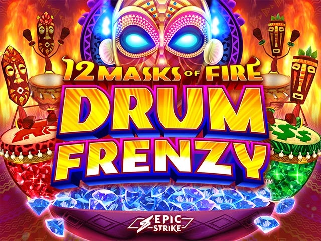 Spela 12 Masks of Fire Drum Frenzy