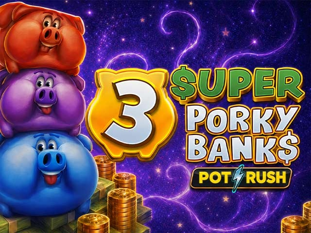 Spela 3 Super Porky Banks