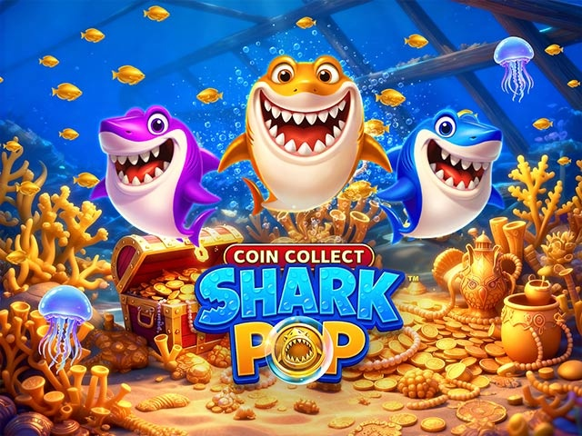 Spela Shark Pop: Coin Collect