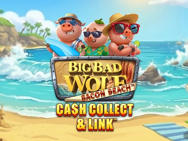 Spela Big Bad Wolf:  Cash Collect & Link - Bacon Beach