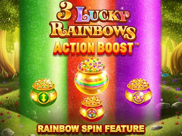 Spela 3 Lucky Rainbows Action Boost