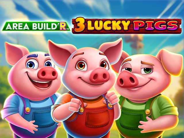 Spela Area Build'R 3 Lucky Pigs