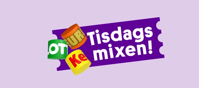 Logotype för tisdagsmixen med Eurojackpot, Lotto och Keno