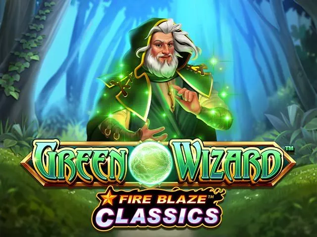 Spela Green Wizard Fire Blaze