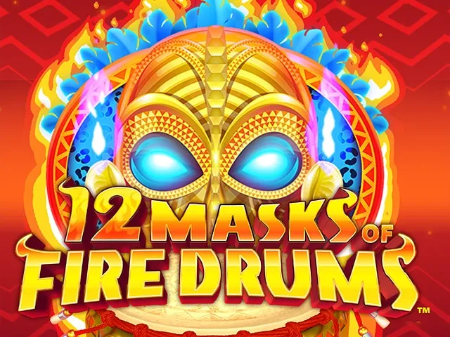 Spela 12 Masks of Fire Drums