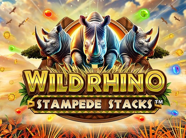 Spela Wild Rhino Stampede Stacks