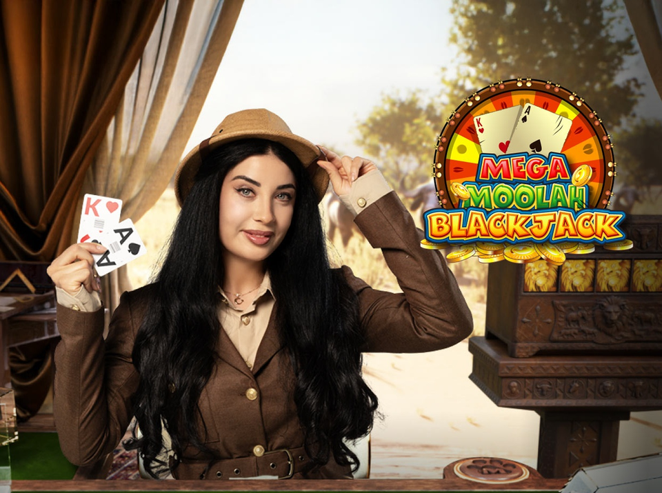 Spela Mega Moolah Blackjack 3