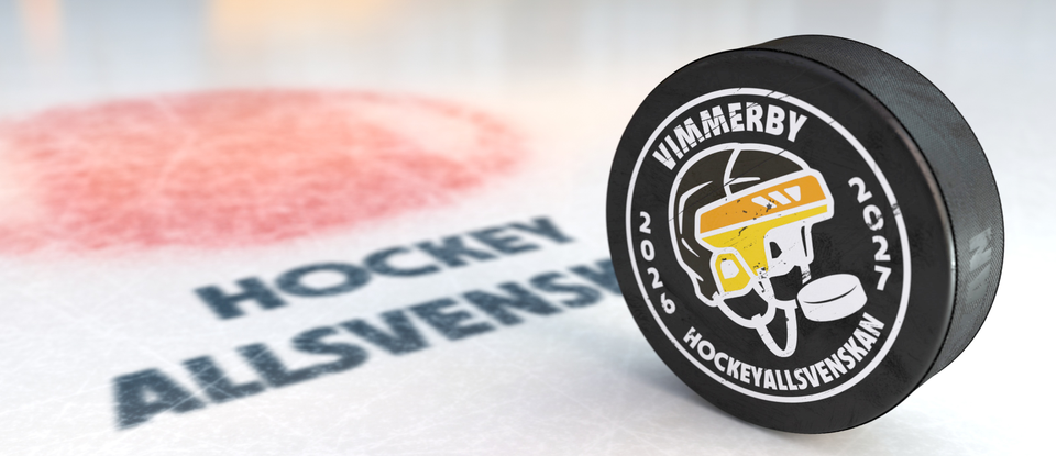 Bild på Vimmerby HC-logga på puck