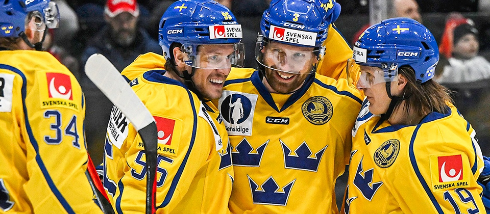 Bild på Tre Kronor i Hockey-VM