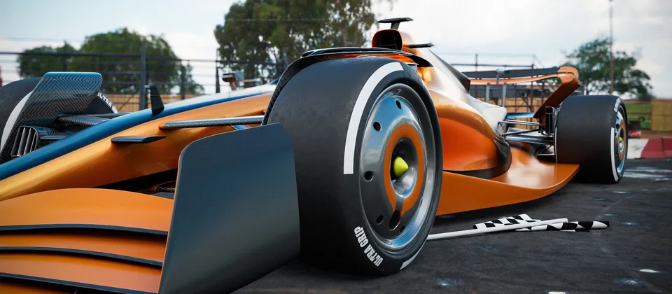 Bild som symboliserar F1-stallet McLaren