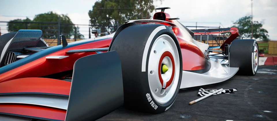 Bild som symboliserar F1-stallet Haas
