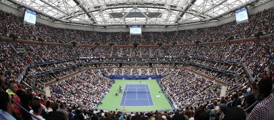 Bild på US Open i tennis