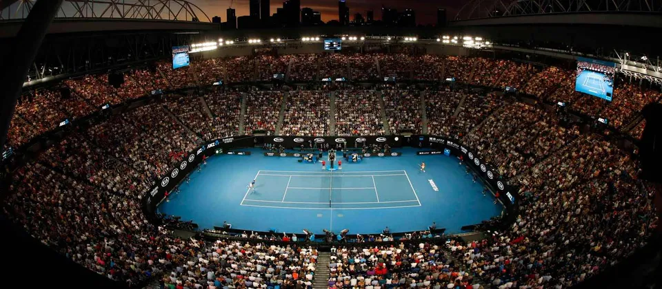 Bild på Australian Open i tennis