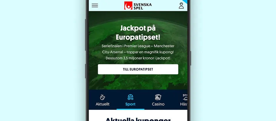 Svenska Spel Sport & Casinos app för iPhone, iPad och Mac – iOS