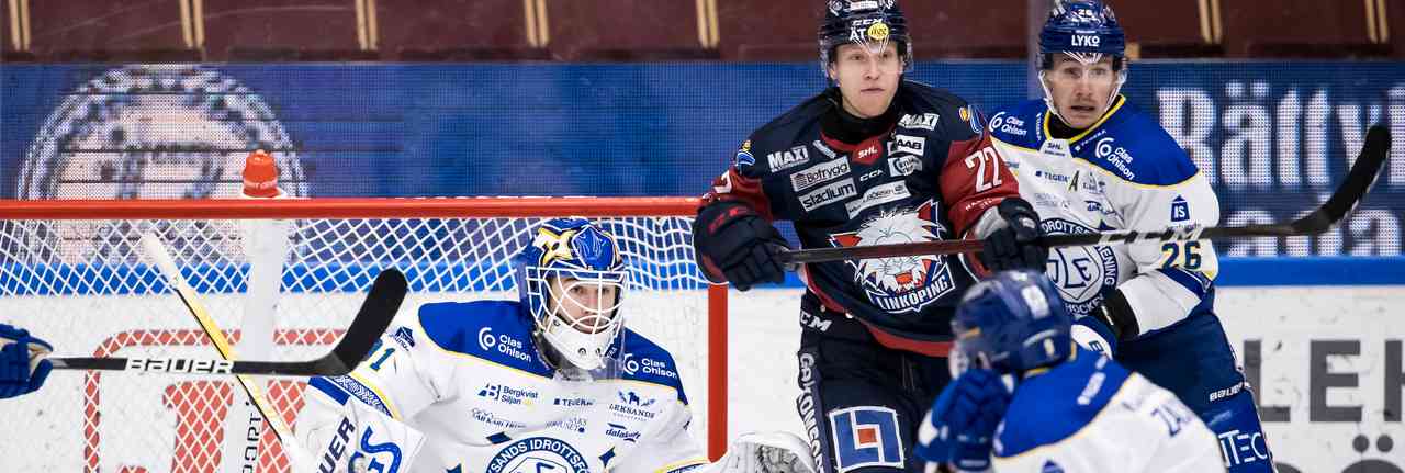 Ishockeymatch mellan  Leksand och Linköping i SHL