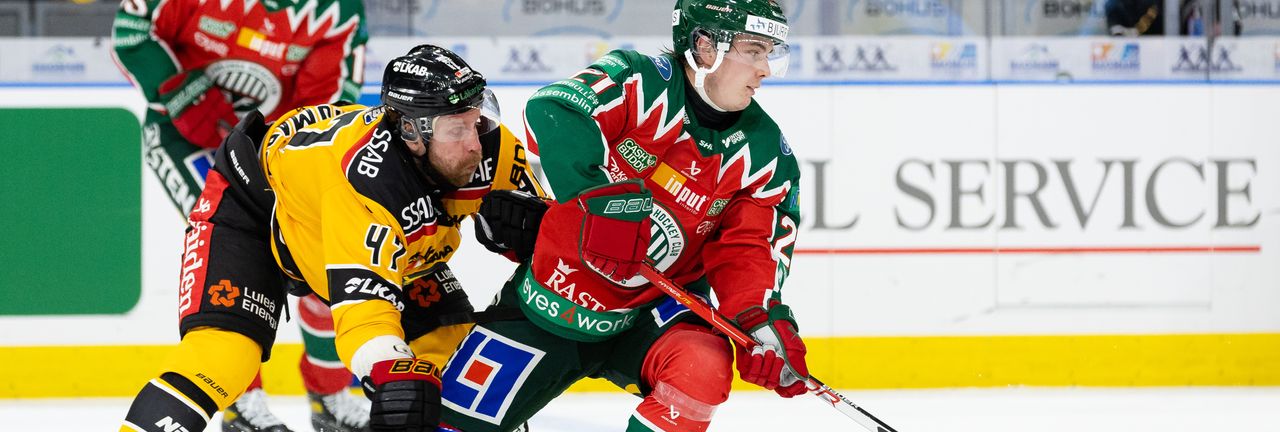 Ishockeymatch mellan Frölunda och Luleå i SHL