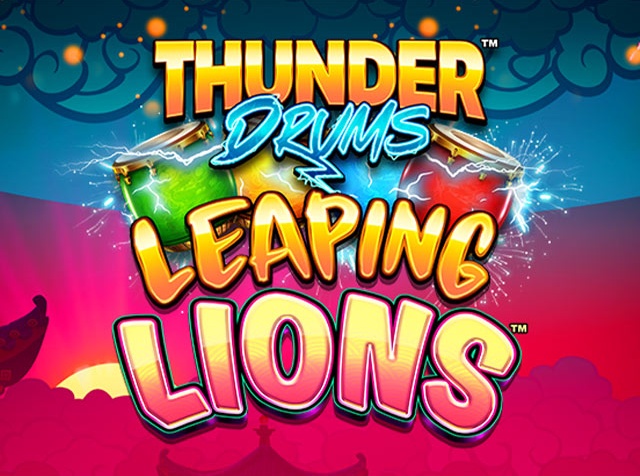 Spela Thunder Drums Leaping Lions